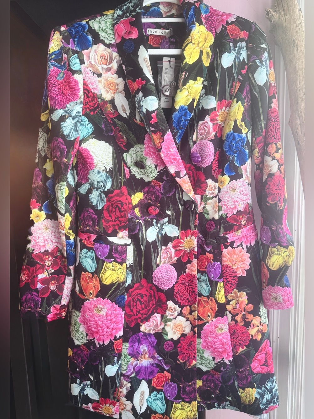 Alice + Olivia Latoya Mini Blazer Dress Women’s Size 10 ~ NWT - Picture 3 of 16
